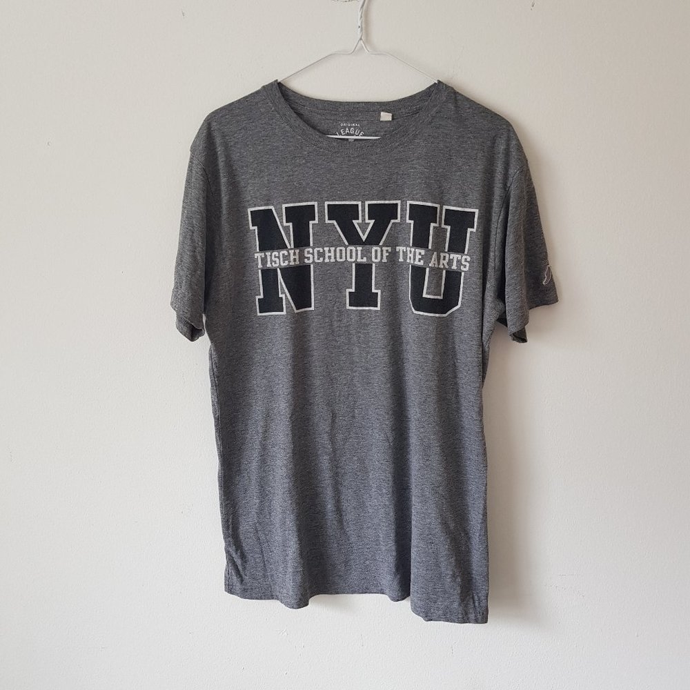 NYU gray tshirt school of the Arts new york